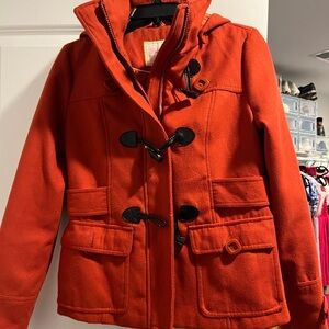 Orange Peacoat
